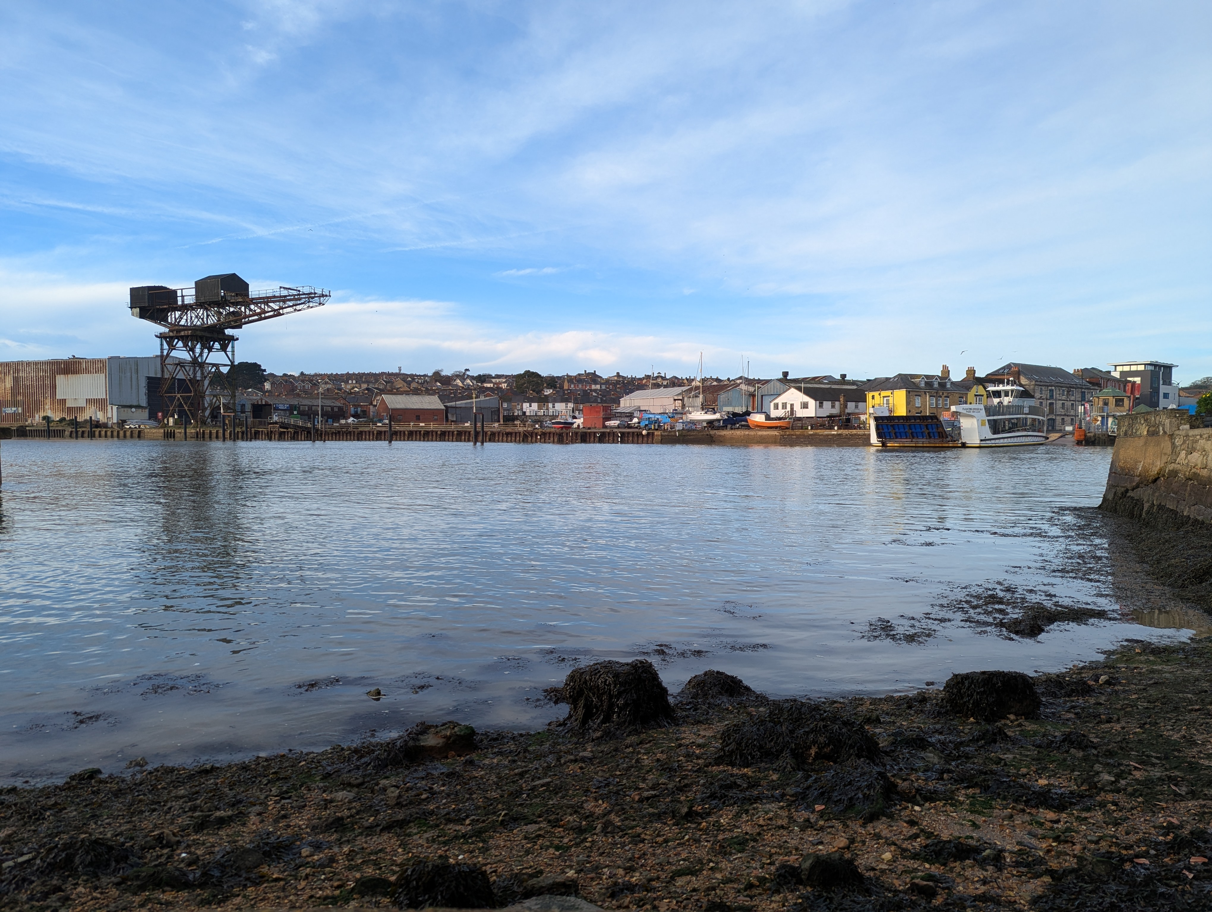 A picture of the Floating Bridge from West Cowes to East Cowes.